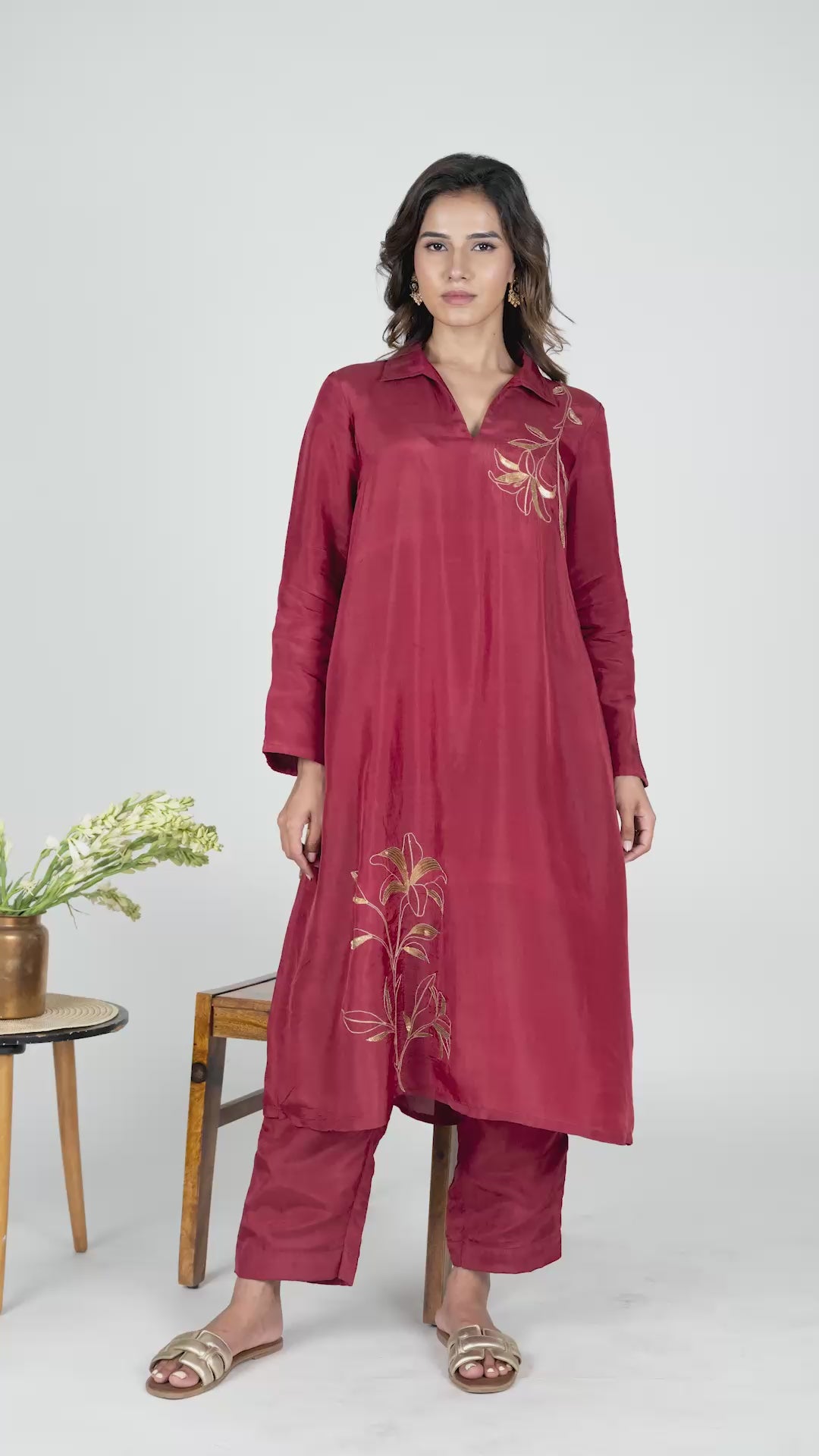 Rhea Crimson Co-ord